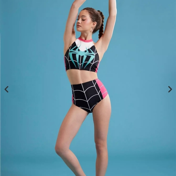 Spider Gwen high waisted swim bottom - Picture 5 of 6